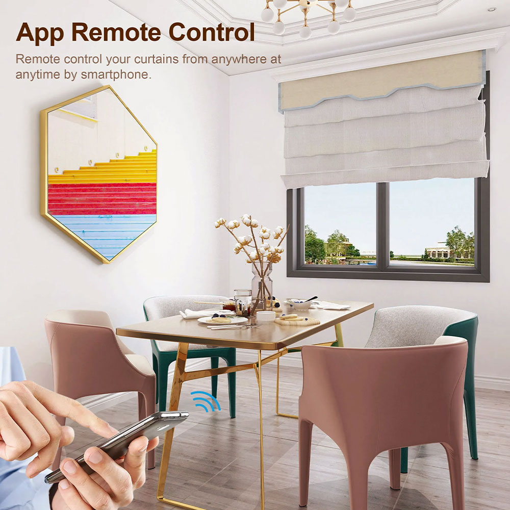 2Gang WiFi Mini Curtain Switch