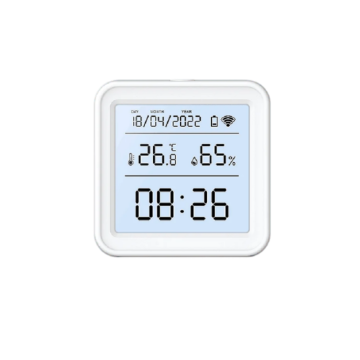 WiFi Temperature Humidity Sensor with Backlight