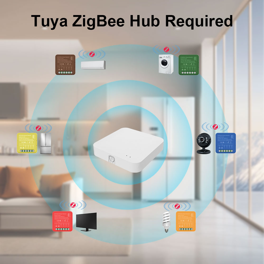 4 Gang Zigbee Mini Smart Switch