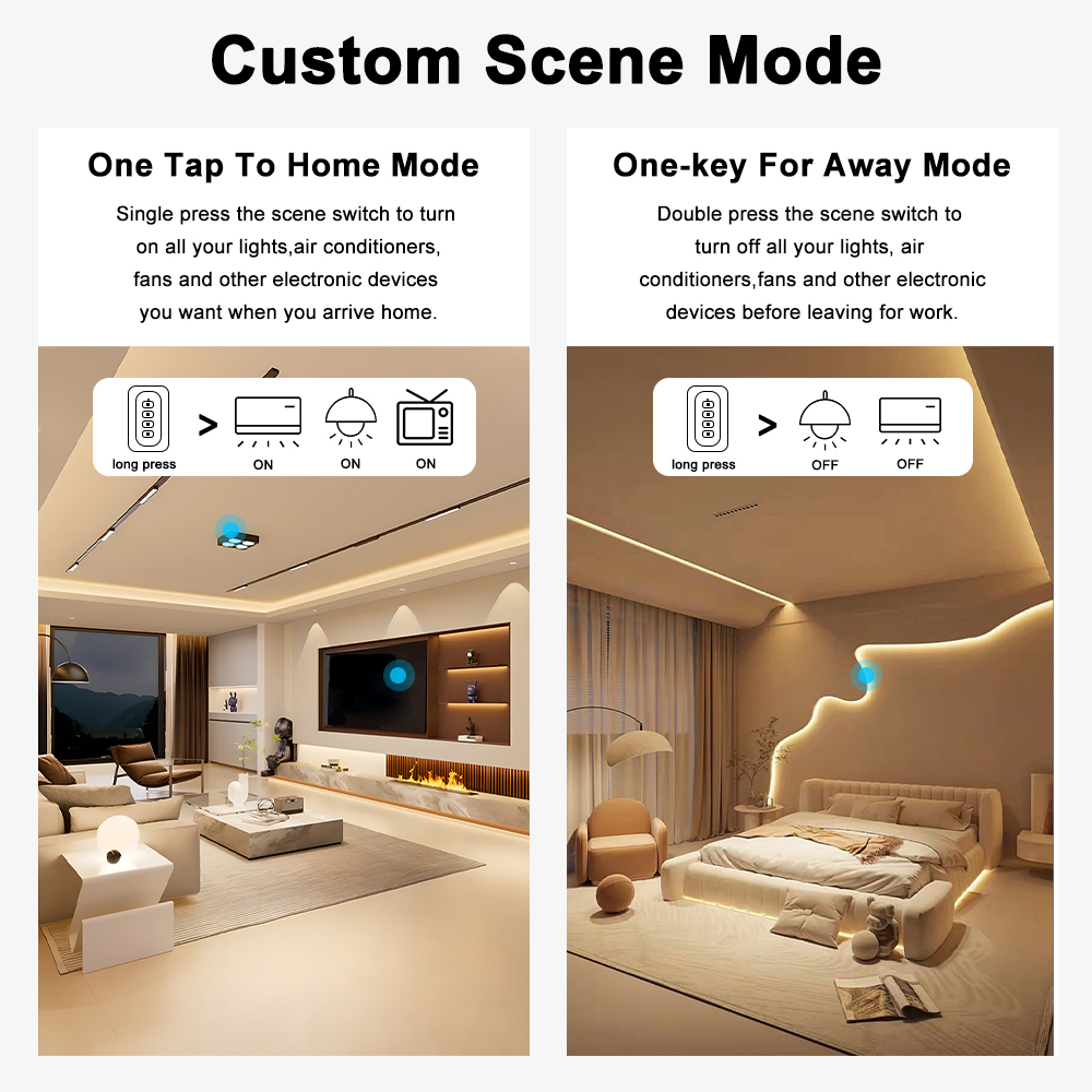 zigbee smart scene switch portable wireless 12 scenario remote control (3)