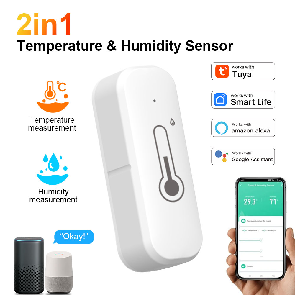 wifi smart temperature humidity sensor
