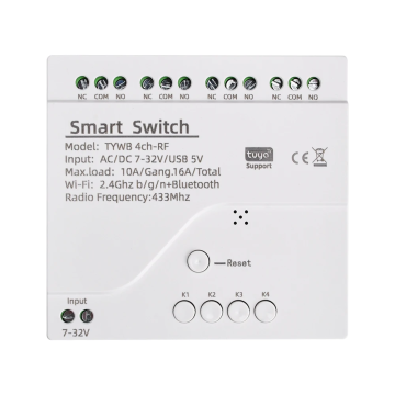 4CH WIFI Relay Smart Switch Module with RF433