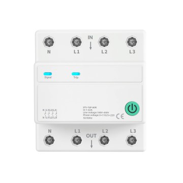 3 Phase Smart WiFi Circuit Breaker Cut Off L+N