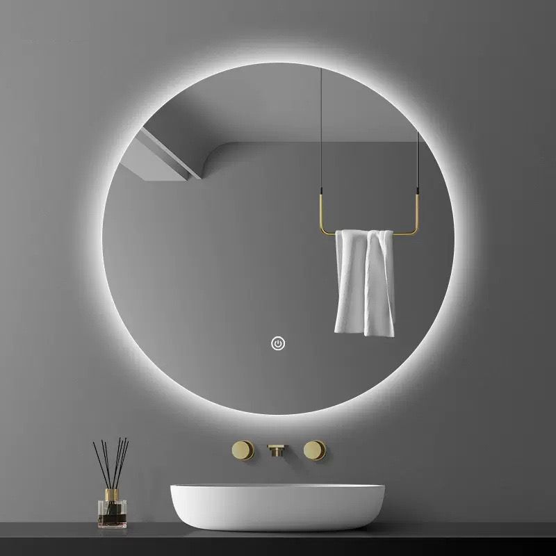 Dimmable Round Backlit LED mirror bathroom 40 x 40