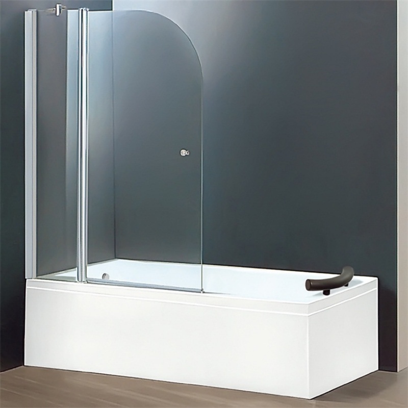 Hot Sale Tempered Flexible Glass Bathtub Shower Screen