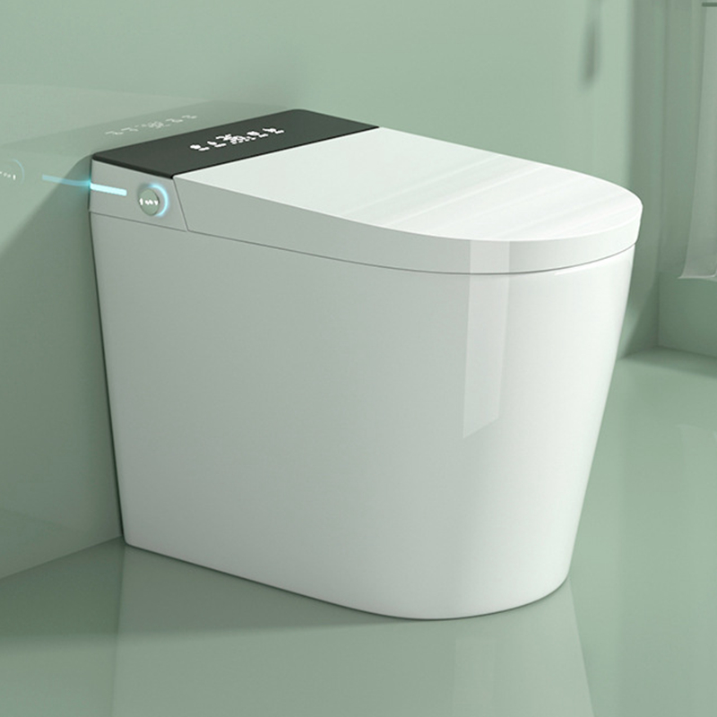 Small Size Intelligent Toilet with Built-in Water Tank and Bidet Automatic Open Close