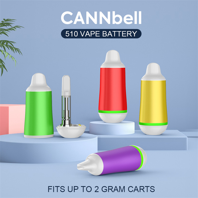 Unique Design CANNbell  Battery Bell Like 510 Thread Concealor Battery