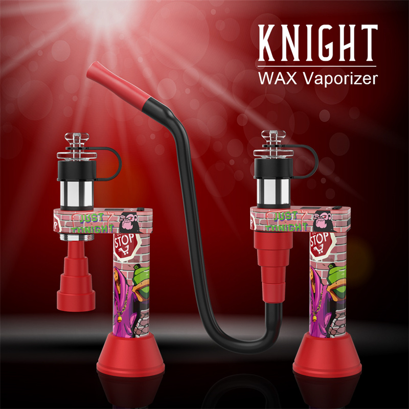 Knight Vaporizer Portable eRig Real Time Temperature Vaporizer with Screen