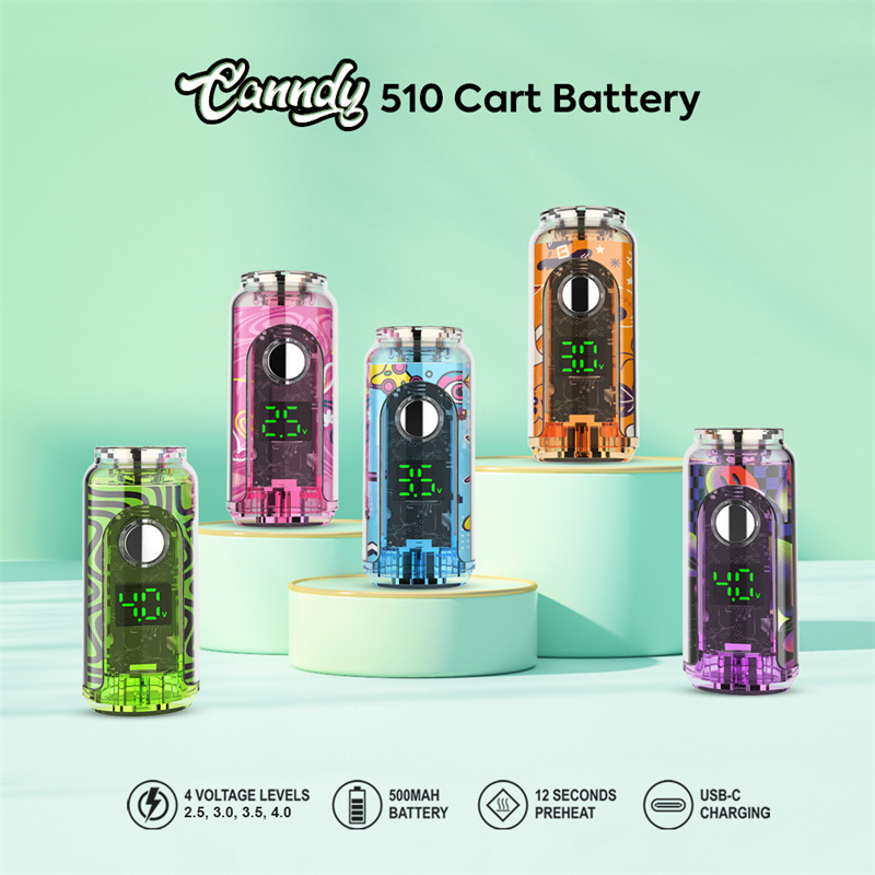 Small Canndy Size 400mAh Vape Battery 2024 hottest seller