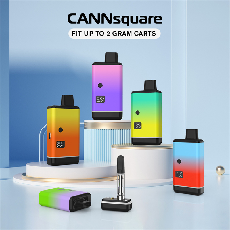 New Cart Pen Battery  Concealer with LED Screen CANNsqaure  Battery