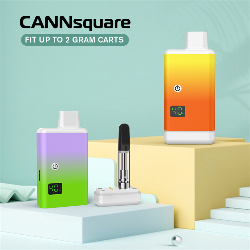 New Cart Pen Battery  Concealer with LED Screen CANNsqaure  Battery
