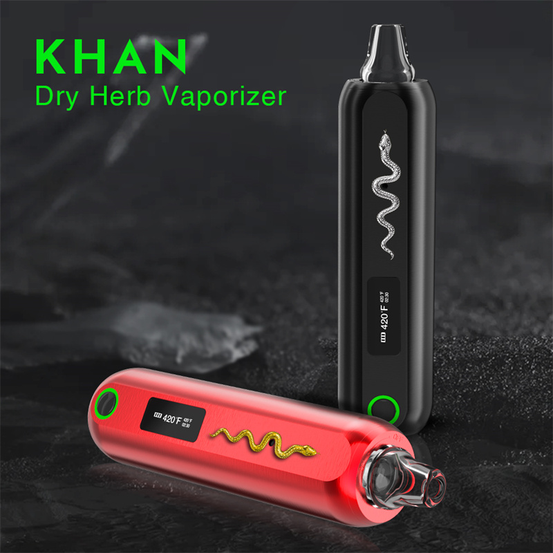 2500mAh Dry Herb Vaporizer KHAN Vaporizer With Real Temperature Control