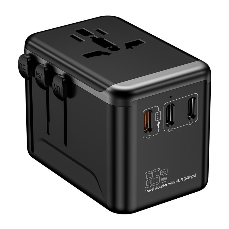 Travel Adapter With USB HUB