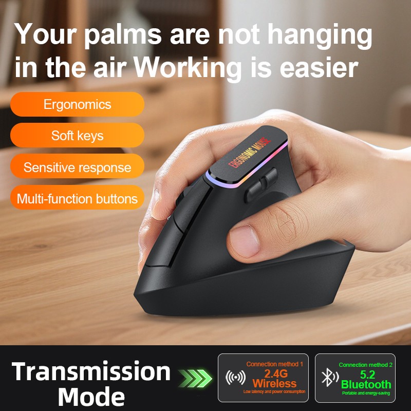 Bluetooth & 2.4G dual connection models Versatile Wireless Mouse