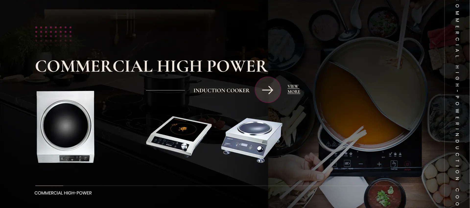 Double Induction Hob Portable