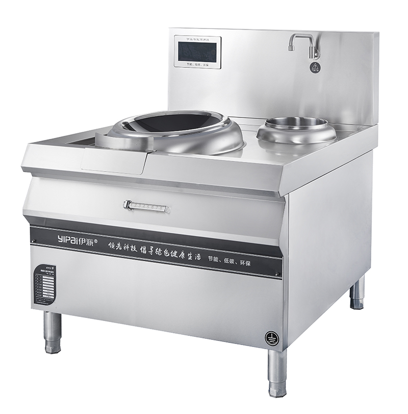 Single head and single tail electromagnetic fryer