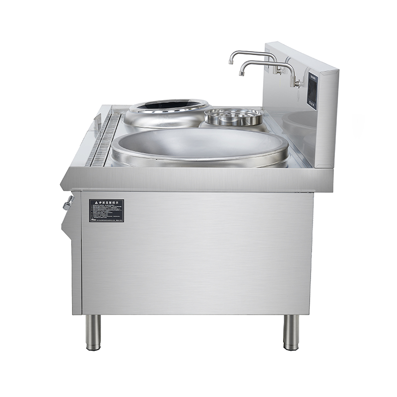 One large and one small single tail fryer