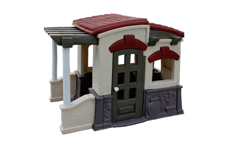 Spanish Style Plastic Cabin Playhouse Best Choice for Kindergarten