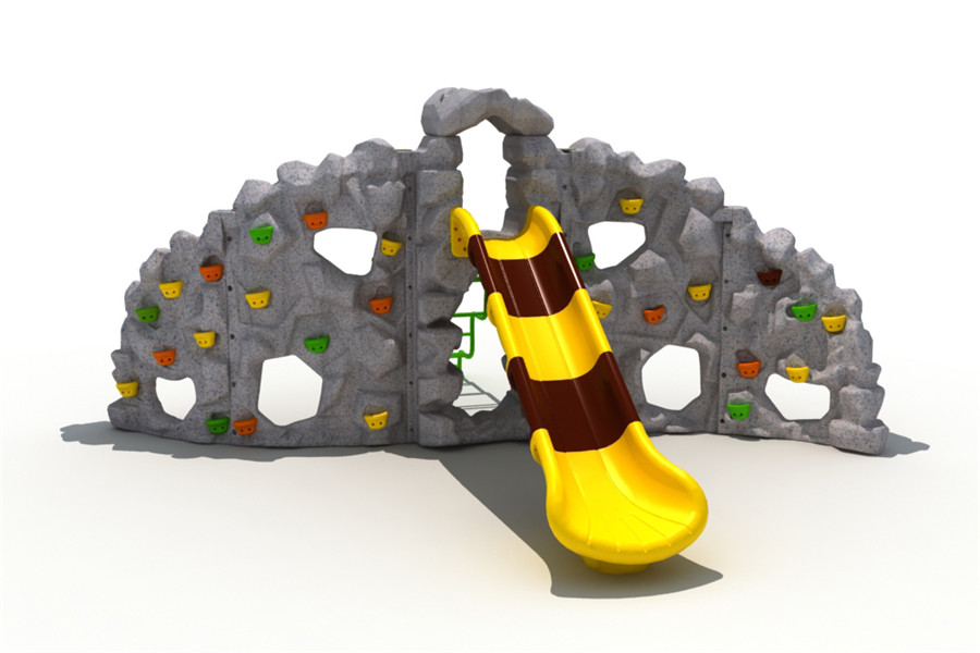 Outdoor Playground Equipment Lldpe Climber and Slide for Kids to Climb and Play