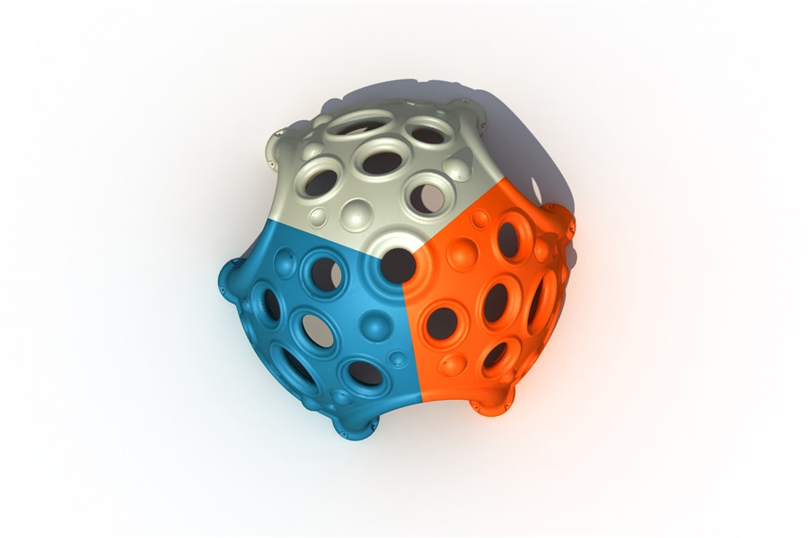 Plastic Dome Climber for Kids to Climb and Hide in Outdoor Playground