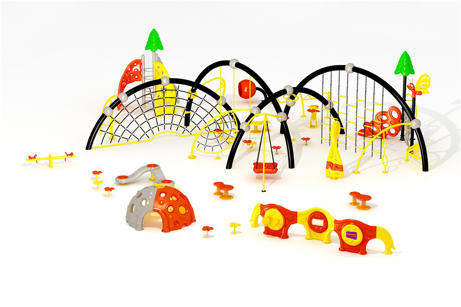 Cheap and Durable Commercial Outdoor Climbing System Outdoor Playground Equipment for Kids