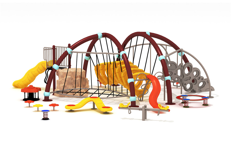 Commercial Outdoor Climbing Rope Frames Outdoor Playground Equipment for Kids KQ31020B
