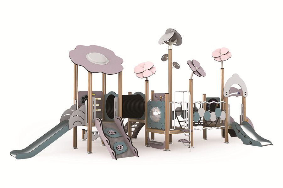 Castle Theme Playground with a Bunch of Play Activities