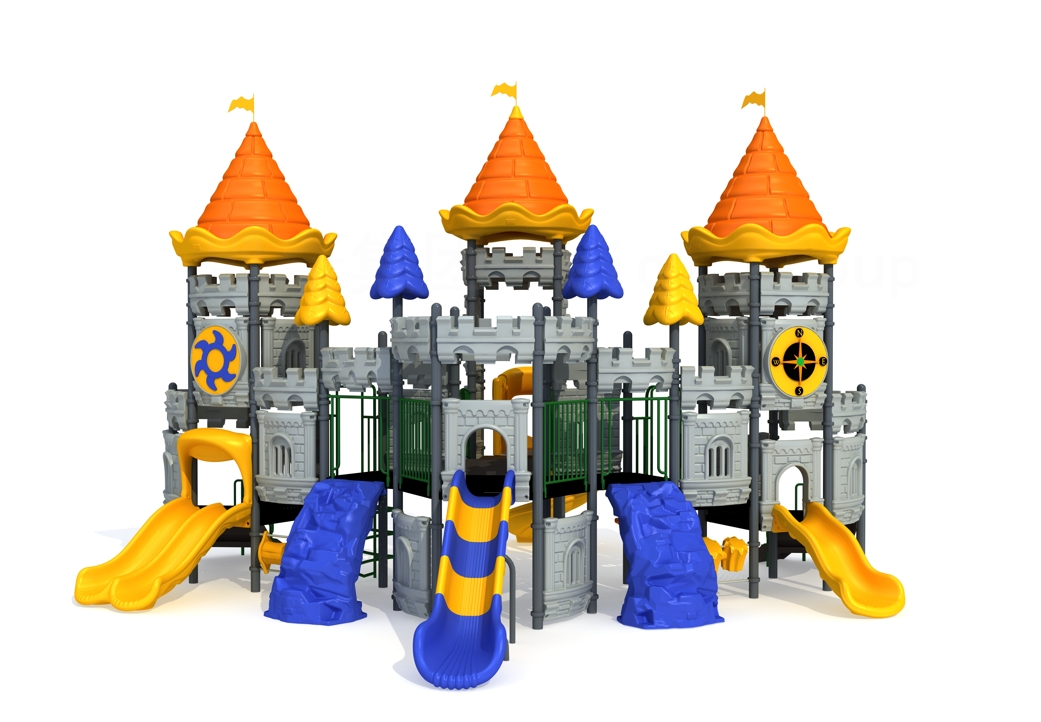 Castle theme playground for landscape play area suitable for children play and learn