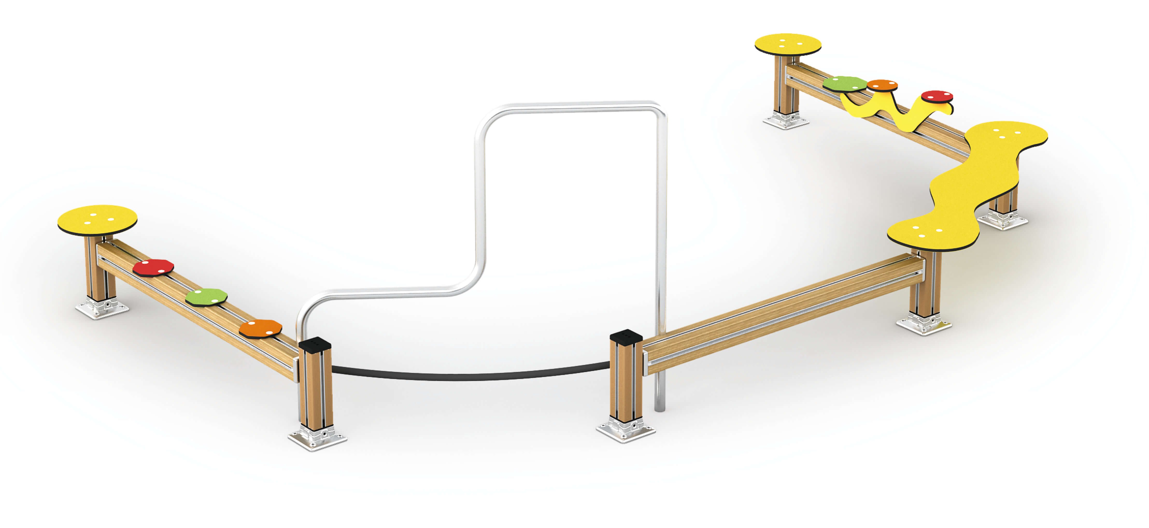 Balance beam sets for kids to train balance ability