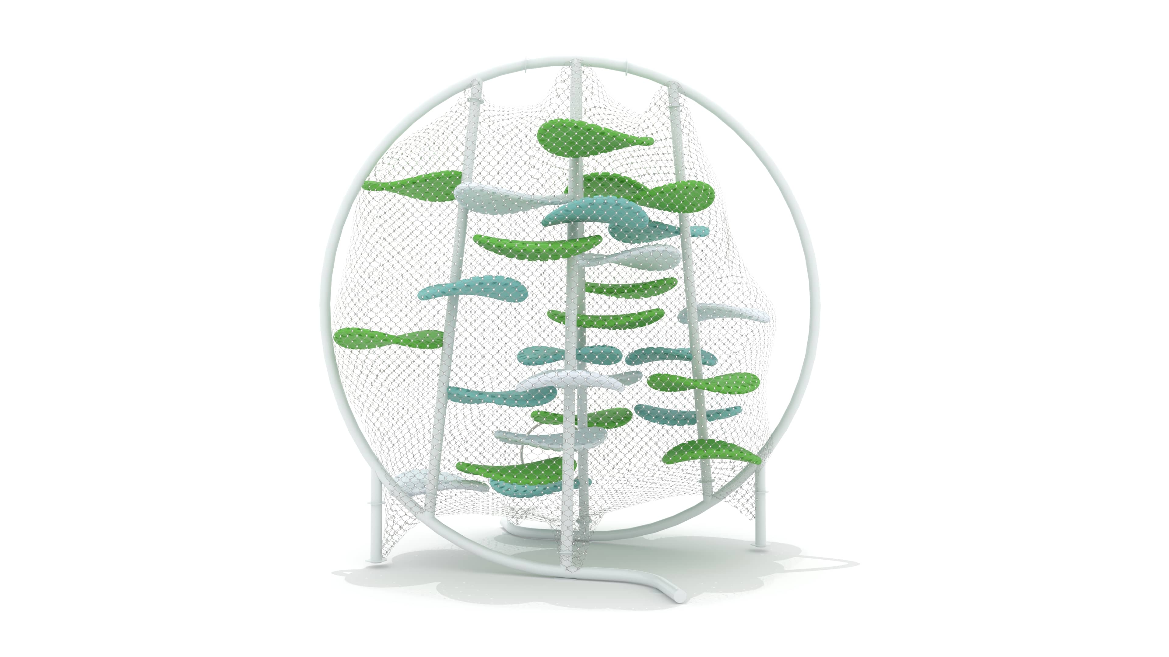 2024 Kaiqi New Camping Area Safety Construction Bridge Tunnel Swing Outdoor Rope Climb Net