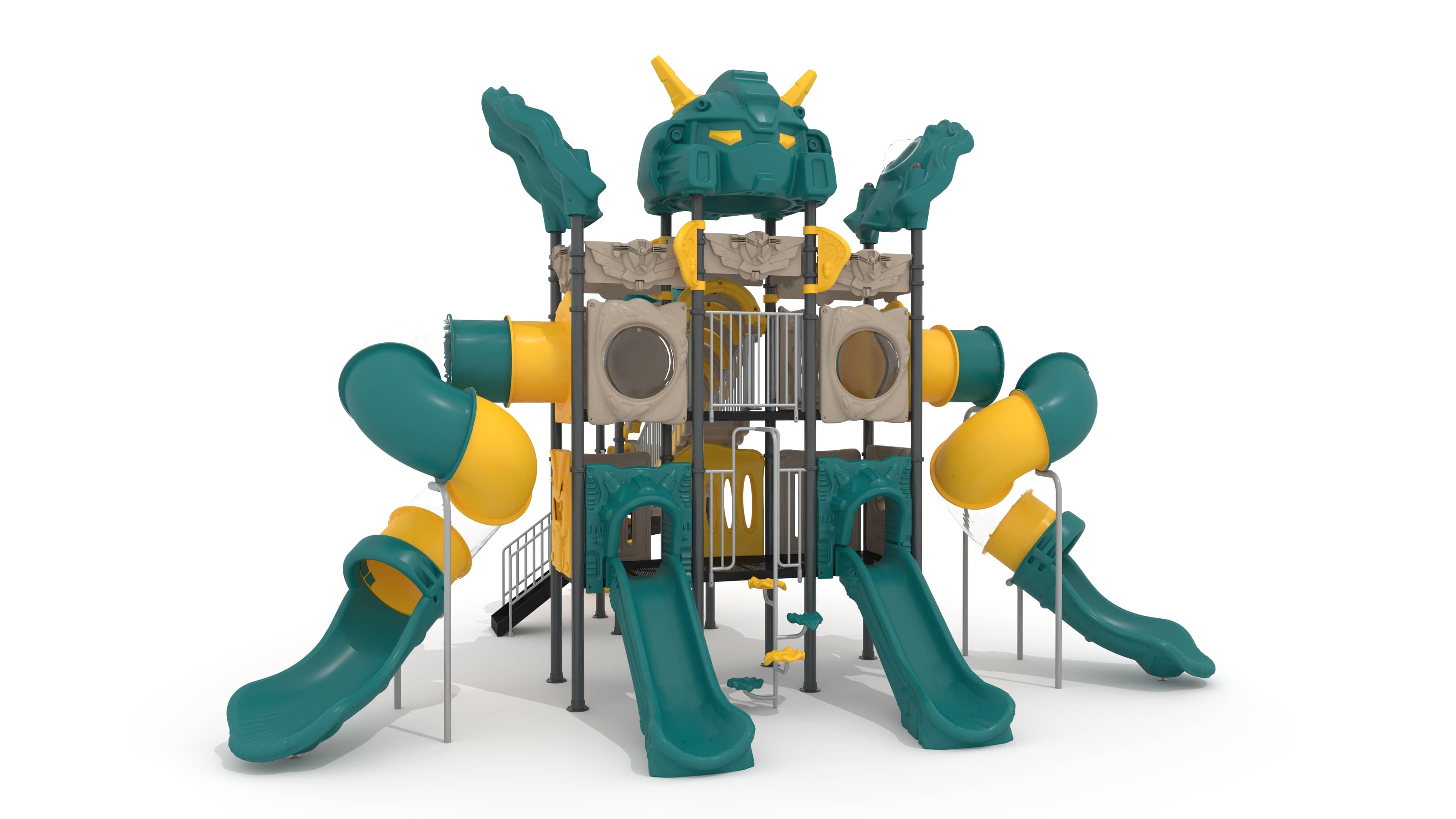 KAIQI Large Outdoor Amusement Equipment For Children Play Bring Funs For Children Outdoor Play