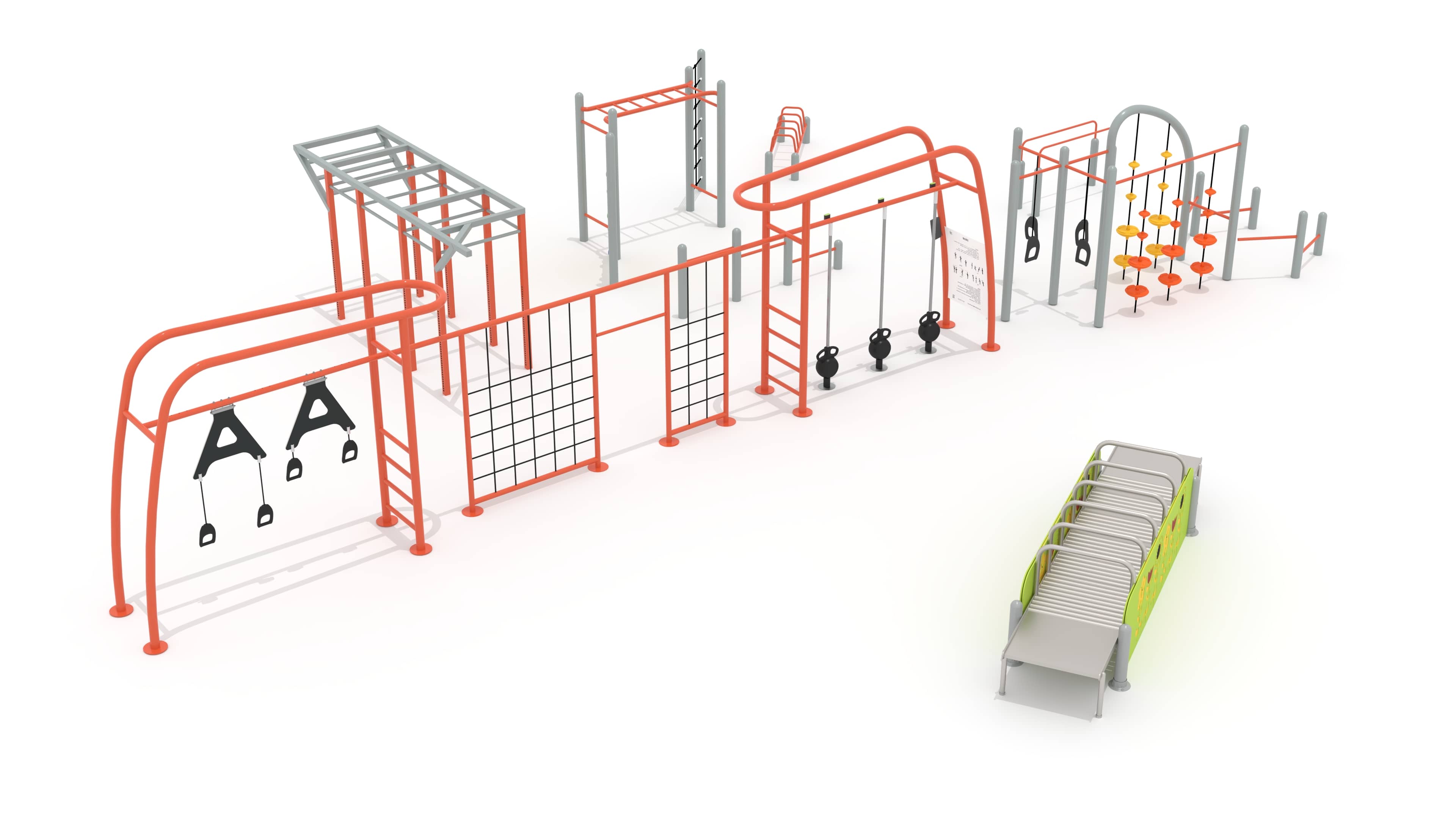 Kaiqi kids favorite outdoor sports playground with adventure activities station for amusement park