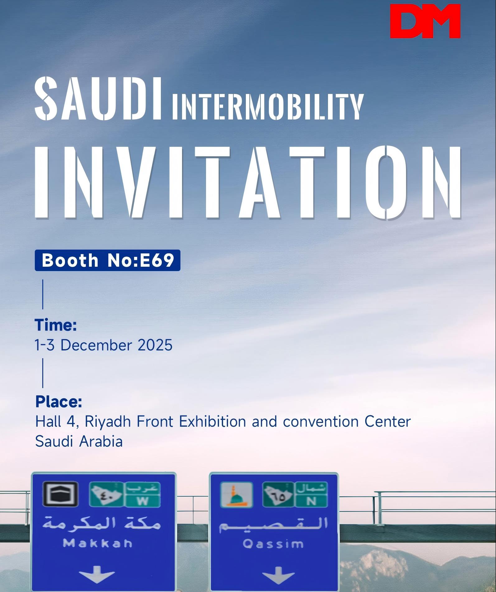 Invitation | DM Optics to Exhibit at Saudi InterMobility 2025