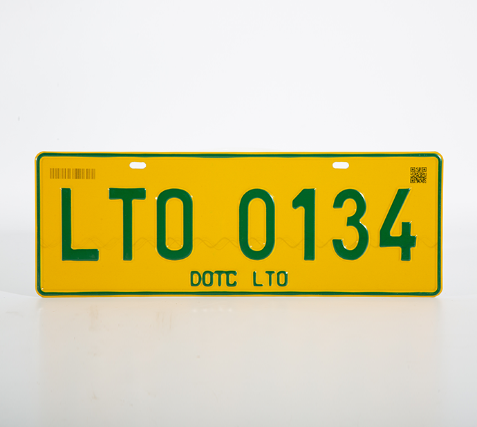 Embossing Vehicle License Plate Film2
