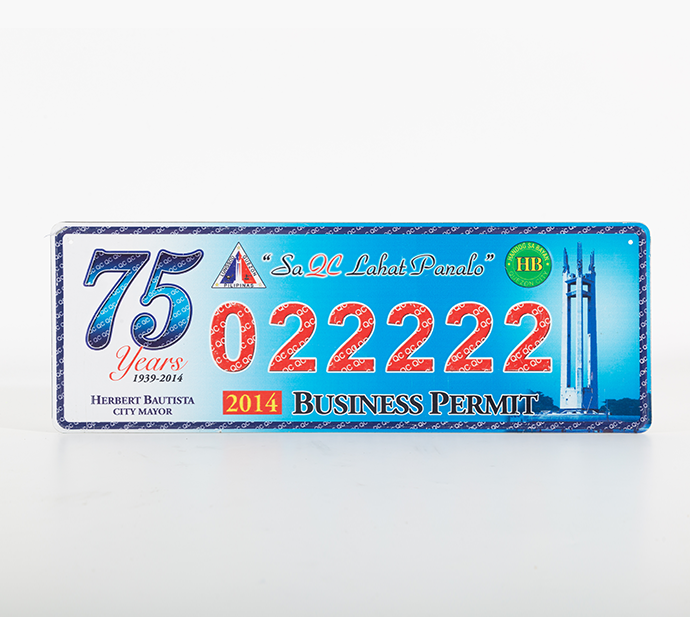 Embossing Vehicle License Plate Film4