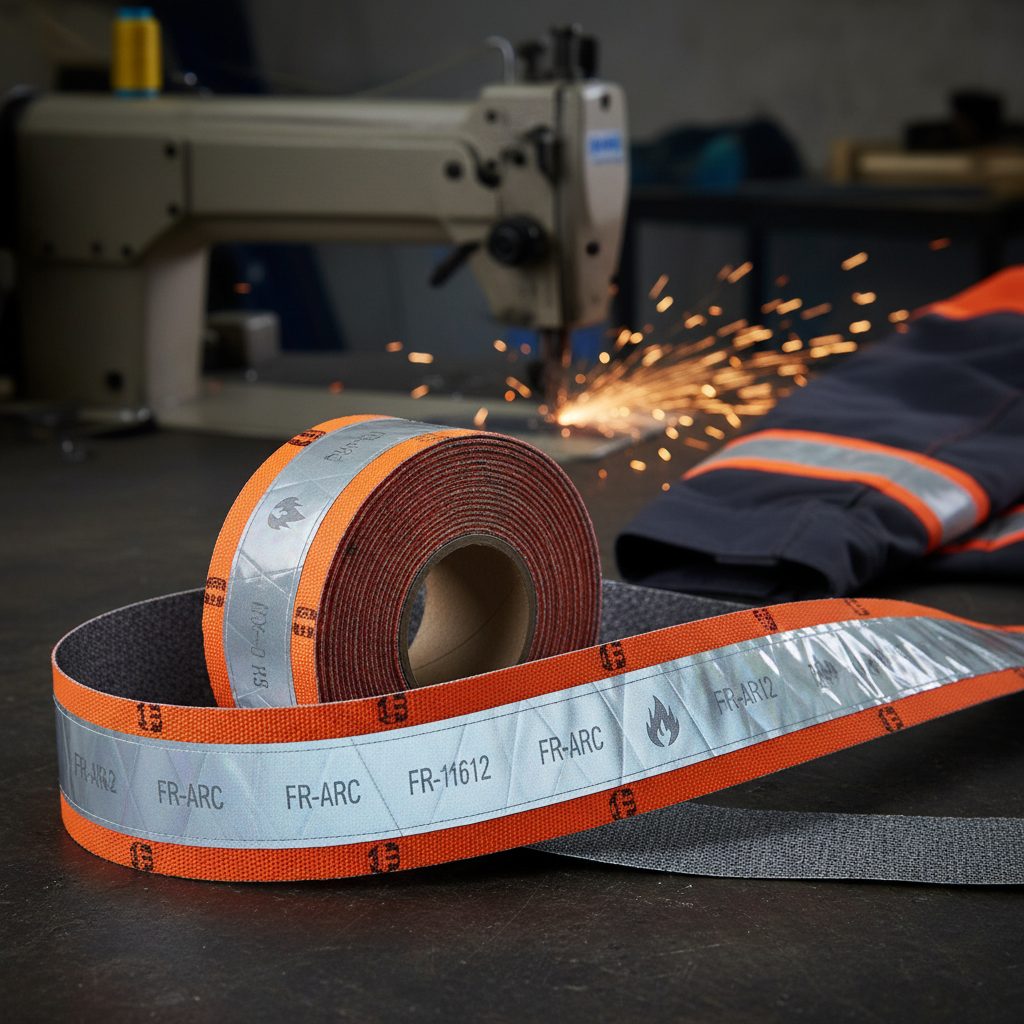 Flame Retardant Reflective Tape For Industrial Workwear