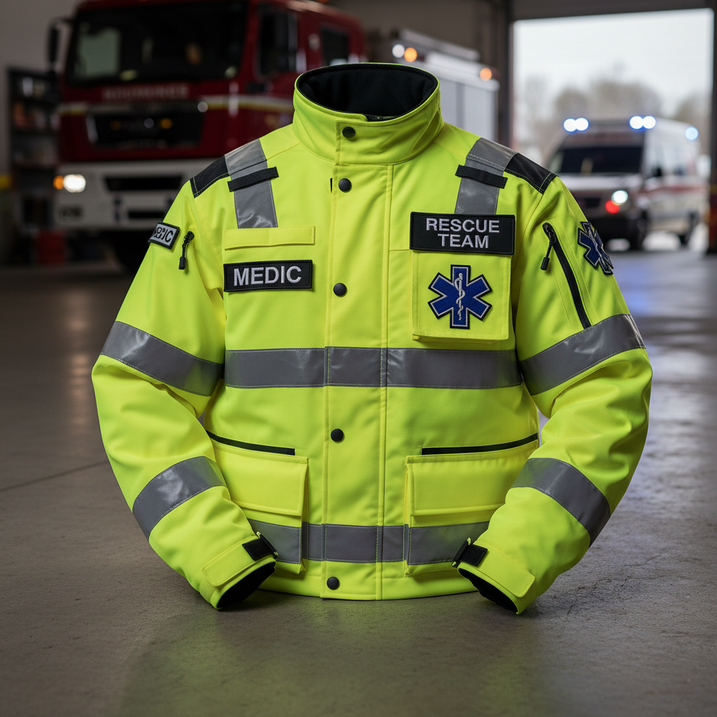 Reflective Jacket For Emergency Response Services