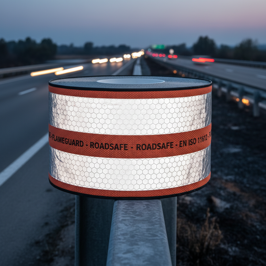 Flame Retardant Reflective Tape For Roadside Infrastructure
