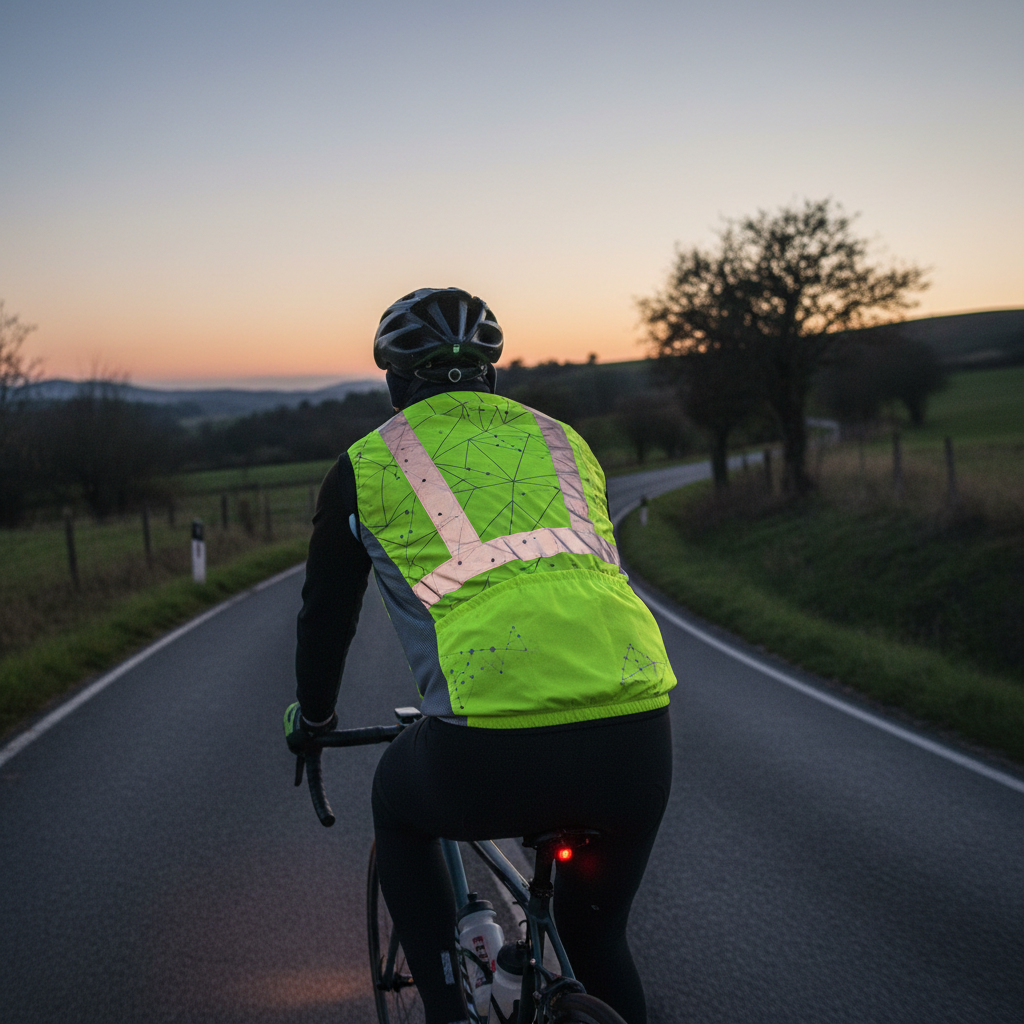 Reflective Cycling Vest For Personal Protective Equipment