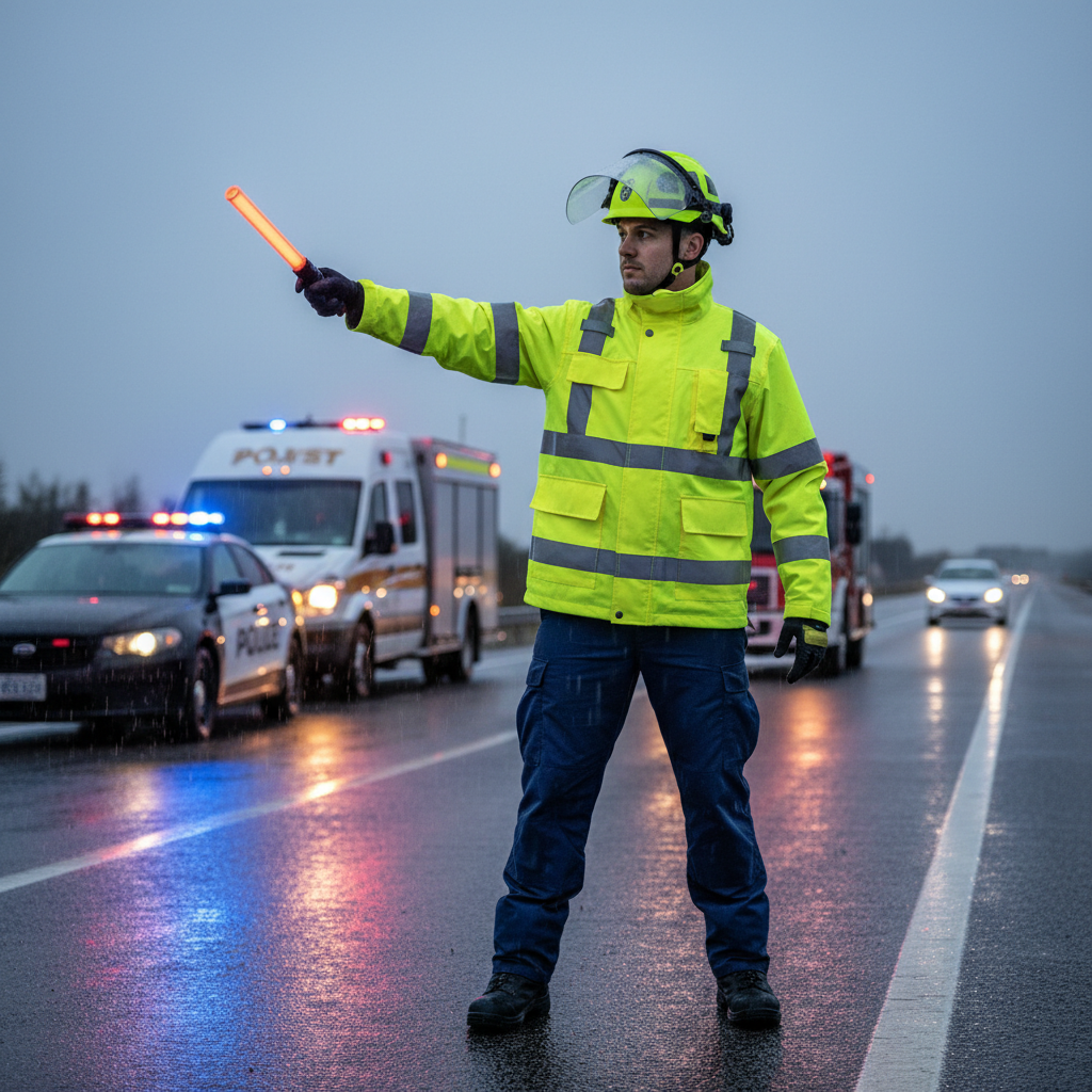 Safety Jacket Reflective For Emergency Response Services