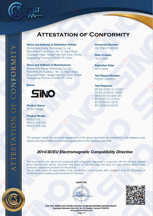 PEVC2107E emc