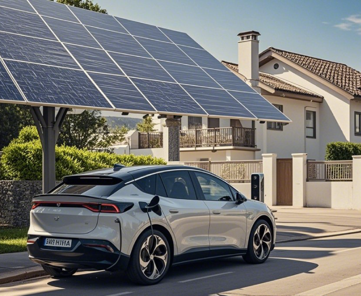 stockage d'énergie photovoltaïque et recharge de véhicules électriques