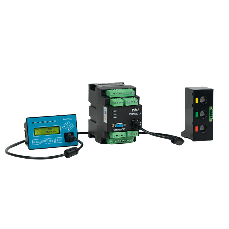 DIN Rail-mounted Motor Protection  Multi-Channel Energy Meter PMAC801A for 3 Phase 4 Wire