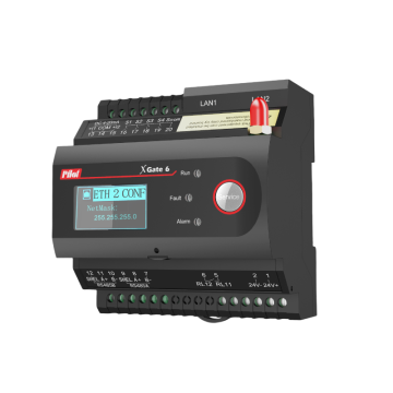 Din Rail-Mounted IoT Smart Gateway XGate6 with 2 Ethernet port