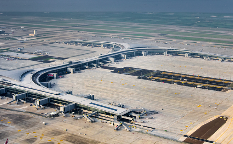 Shanghai Pudong International Airport | The World's Largest Single Satellite Concourse