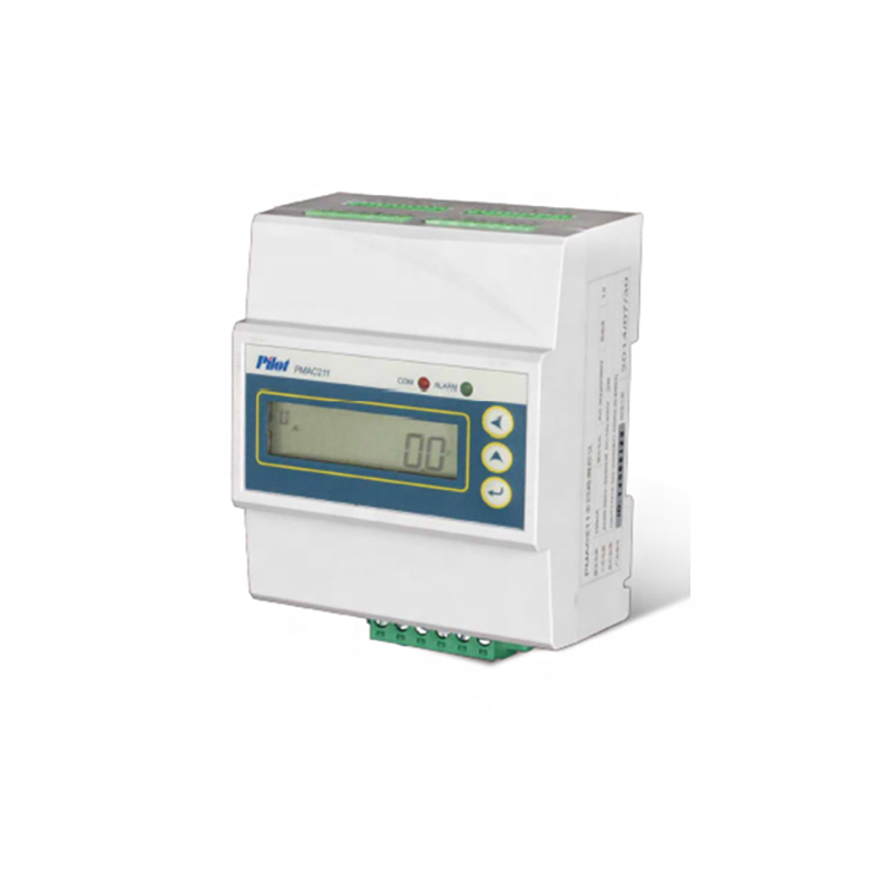 AC DIN Rail-mounted Multi-Channel Energy Meter PMAC211 for 3 Phase 4 Wire