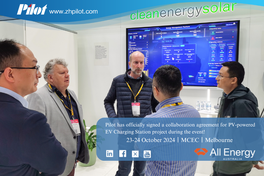 Pilot "PV-powered EV Charging Stations ": Pioneering EV charging solution at All Energy Australia 2024