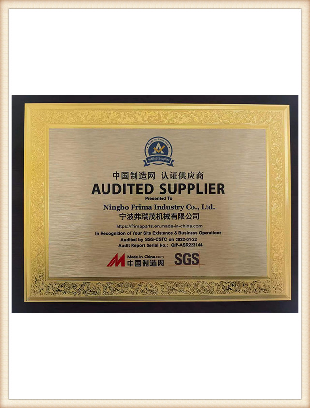 SGS AUDITED MANUFACTURER