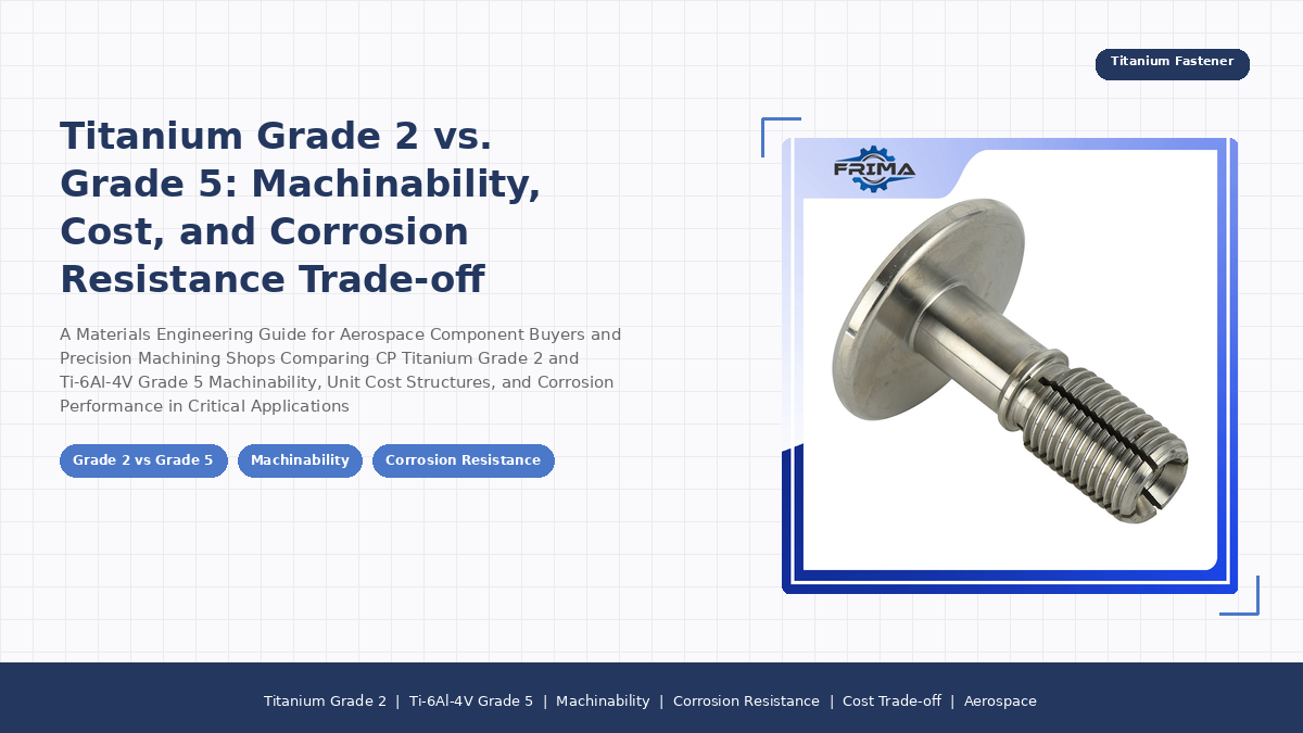 Titanium Grade 2 vs. Grade 5: Machinability, Cost, and Corrosion Resistance Trade-off
