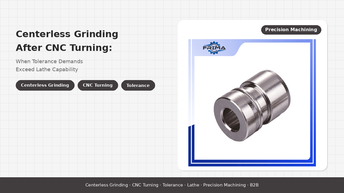Centerless Grinding After CNC Turning: When Tolerance Demands Exceed Lathe Capability